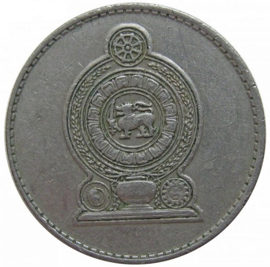 Монета 1 рупия. 1994г. Шри-Ланка. (VF)