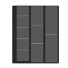 Лист "СТАНДАРТ" на черной основе (двусторонний) для хранения на 20 ячеек "скользящий". Формат "Grand". Размер 250х310 мм.