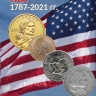Каталог монет США 1787-2021 годов. 1-й выпуск, 2020 год (Нумизмания РФ).