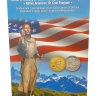 Альбом-планшет для однодолларовых монет США серии "Сакагавея и Коренные Американы", а также Сьюзен Энтони