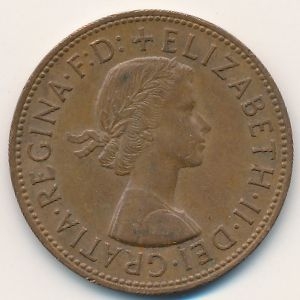 Монета 1 пенни. 1964г. Великобритания. (F)