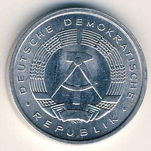 Монета 1 пфенниг. 1983г. ГДР. (А). (F)