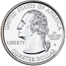 Монета квотер США. 2004г. (D). Iowa 1846. UNC