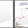 Комплект из 10-ти листов "PROFESSIONAL" на белой основе на 6 вертикальных ячеек. Формат "Optima". Размер 200х250 мм.