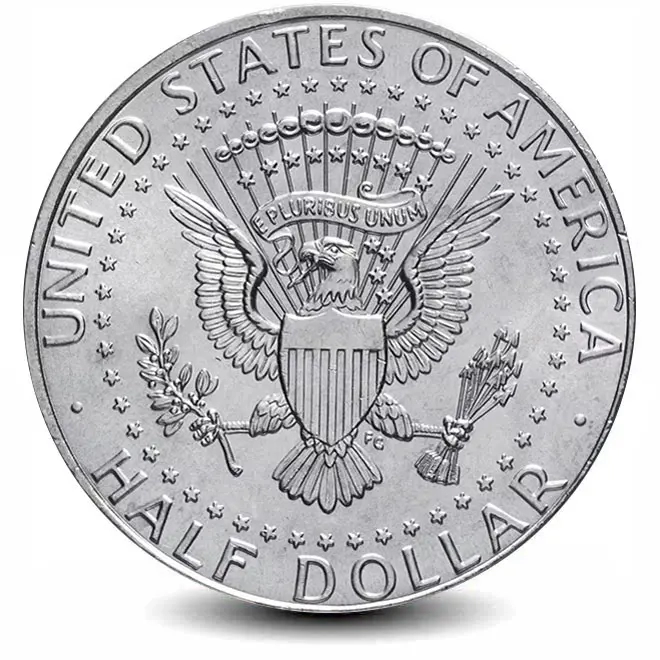 Монета 50 центов. 2017г. «Kennedy Half Dollar». (P). (UNC)