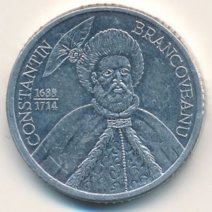 Монета 1000 леев. 2001г. Румыния. Константин Брынковяну. (F)
