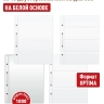 Комбинированный набор из 10-ти листов "СТАНДАРТ" на белой основе (двусторонний) для хранения бон (банкнот). Формат "Optima". Размер 200х250 мм.