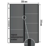 Комплект из 10-ти листов "PROFESSIONAL" на черной основе для хранения на 7 ячеек "скользящий". Формат "Grand". Размер 250х310 мм.