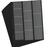 Комплект из 10-ти листов "СТАНДАРТ" на черной основе (двусторонний) для хранения на 24 ячейки "скользящий". Формат "Grand". Размер 250х310 мм.