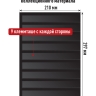 Комплект из 5-ти листов "СТАНДАРТ" на черной основе (двусторонний) на 12 вертикальных ячеек. Формат "Optima". Размер 200х250 мм + Карточка-кулиса двусторонняя