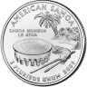 Монета квотер США. 2009г. (P). Американское Самоа. UNC