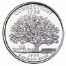Монета квотер США. 1999г. (D). Connecticut 1788. UNC