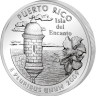 Монета квотер США. 2009г. (P). Пуэрто-Рико. UNC