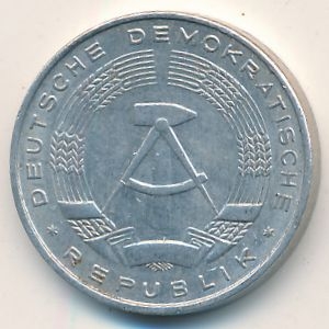 Монета 10 пфеннигов. 1971г. ГДР. (А). (F)