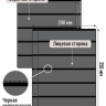 Комплект из 5-ти листов "СТАНДАРТ" на черной основе (двусторонний) для хранения на 12 ячеек. Формат "Optima". Размер 200х250 мм.