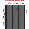 Комплект из 10-ти листов "СТАНДАРТ" на черной основе (двусторонний) для хранения на 18 ячеек "скользящий". Формат "Grand". Размер 250х310 мм.