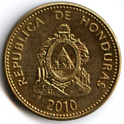 Монета 5 сентаво. 2003г. Гондурас. (F)