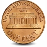 Монета 1 цент. США. 1969г. «Lincoln Cent». (D). (F)