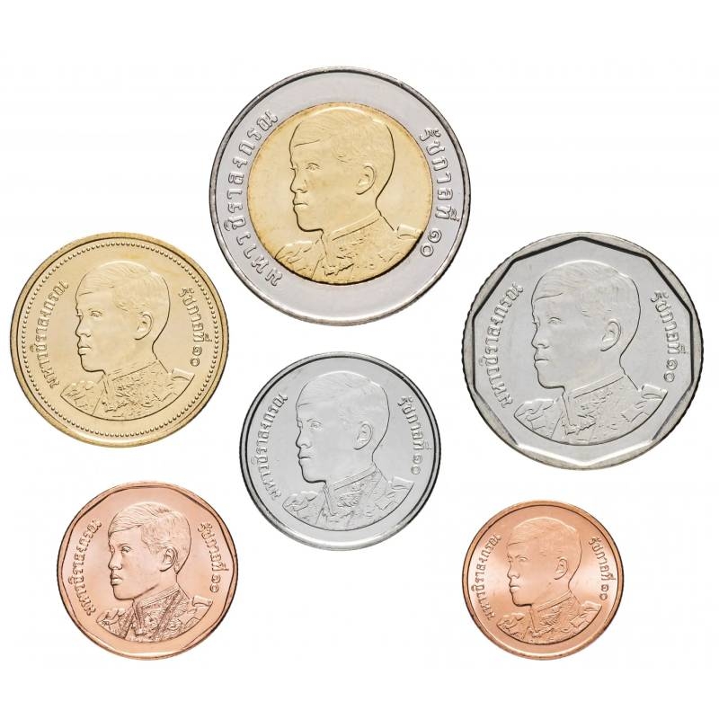 Набор монет Тайланд 2018г. UNC (6 шт.)