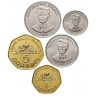 Набор монет Гаити 1995-2011г. UNC (5шт.)