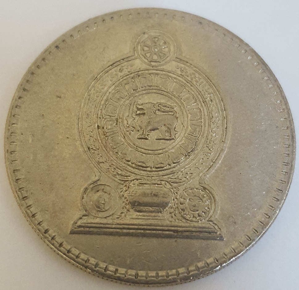 Монета 2 рупии. 2001г. Шри-Ланка. (VF)