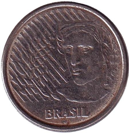 Монета 5 сентаво. 1994г. Бразилия. (VF)