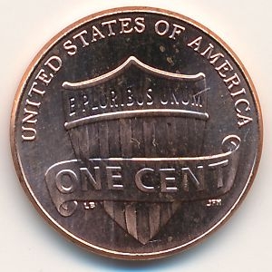 Монета 1 цент. США. 2012г. «Lincoln Cent». (F)