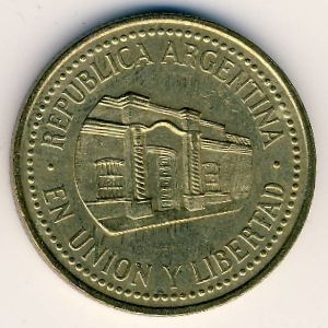 Монета 50 сентаво. 2009г. Аргентина. (F)