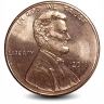 Монета 1 цент. США. 2011г. «Lincoln Cent» (ЩИТ). (UNC)