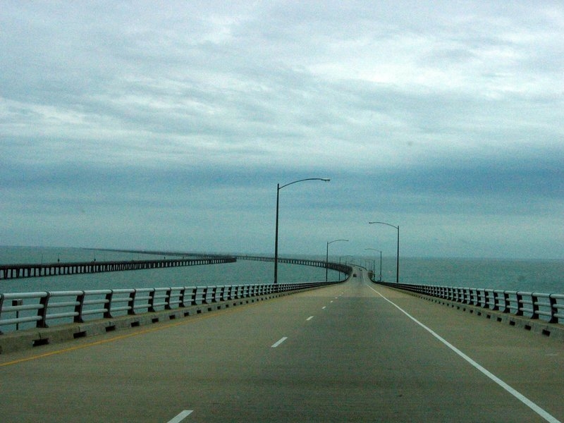 Монета 1 доллар. США. 2021г. «Американские инновации. Мост-тоннель через Чесапикский залив». Вирджиния. (P). (UNC)