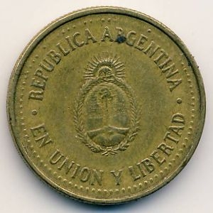 Монета 10 сентаво. 1993г. Аргентина. (F)
