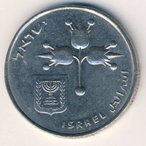 Монета 1 лира. 1978г. Израиль. (F)