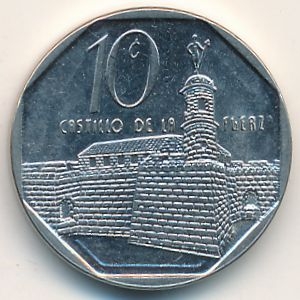 Монета 10 сентаво. 2013г. Куба. (VF)