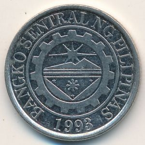 Монета 1 песо. 2015г. Филиппины. (F)