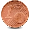 Монета 1 евроцент. 2004г. Финляндия. (UNC)