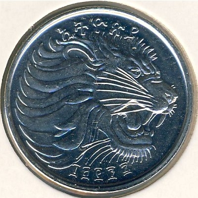 Монета 25 центов. 2005г. Эфиопия. (F)