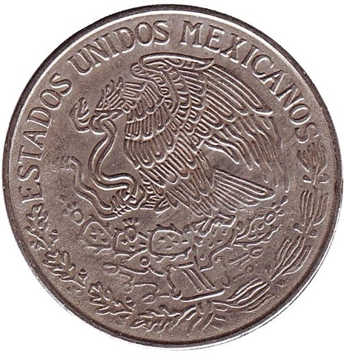 Монета 1 песо. 1978г. Мексика. Хосе Мария Морелос. (F)