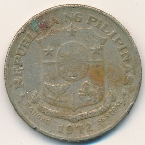 Монета 1 песо. 1972г. Филиппины. (F)