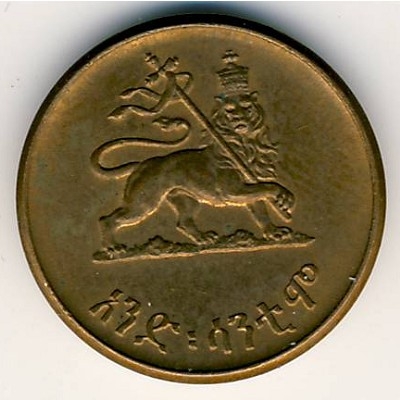 Монета 1 цент. 1936г. Эфиопия. (F)