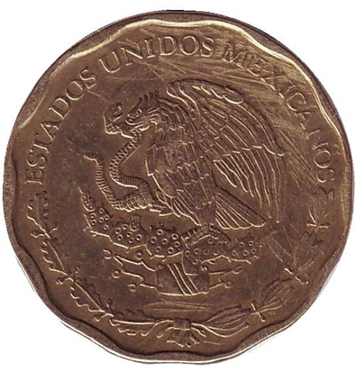 Монета 50 сентаво. 2006г. Мексика. (F)