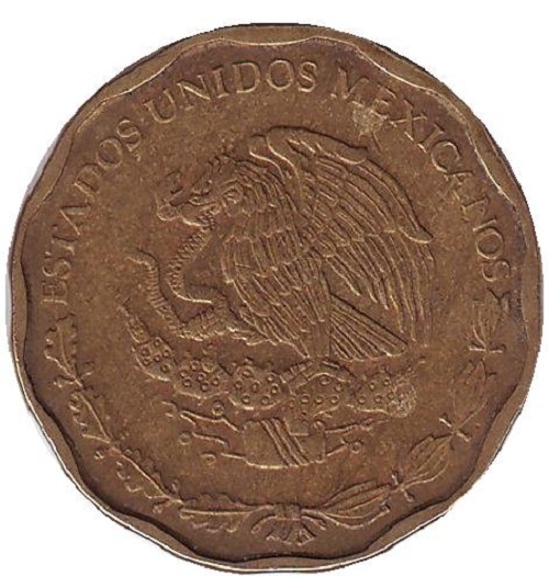 Монета 50 сентаво. 2005г. Мексика. (F)