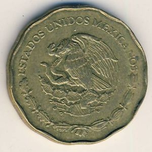 Монета 50 сентаво. 1995г. Мексика. (F)