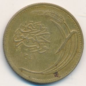 Монета 10 курушей. 1922г. Турция. (F)