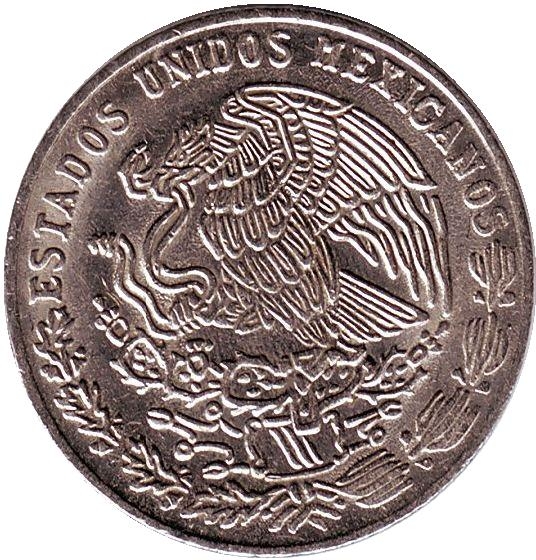 Монета 20 сентаво. 1975г. Мексика. Франсиско Мадеро. (F)