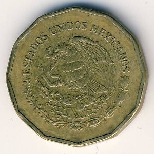Монета 20 сентаво. 1997г. Мексика. (F)