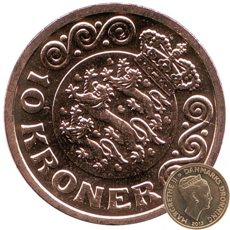 Набор монет Дания. 2013-2014г. (UNC) (6 шт.)