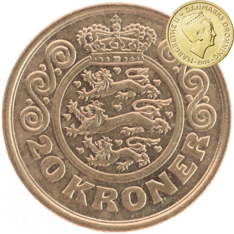 Набор монет Дания. 2013-2014г. (UNC) (6 шт.)