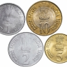 Набор монет Индия. 2010г. (UNC) (4 шт.)