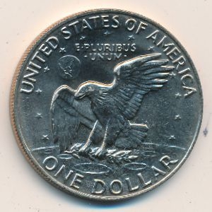 Монета 1 доллар. США. 1978г. Дуайт Эйзенхауэр. (F)