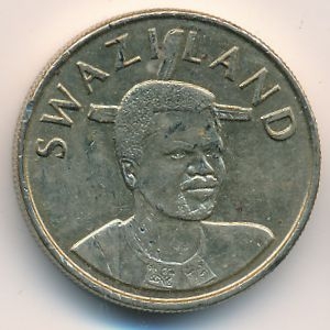 Монета 1 лилангени. 2002г. Свазиленд. (F)